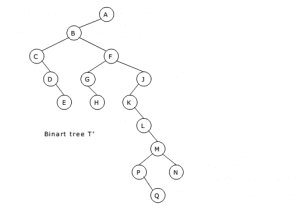 Data Structure - Converting a m-ary tree (general tree) to a binary ...
